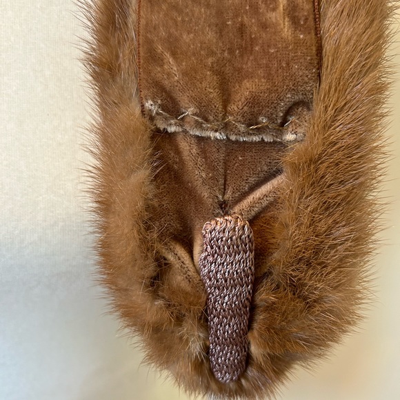 Faux Fur Neck Piece - Brown - Vintage - Medium - Picture 7 of 10